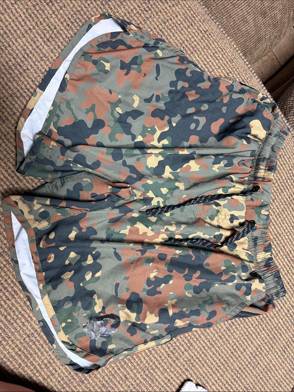 Camouflage Men's Athletic Shorts - Green Camo